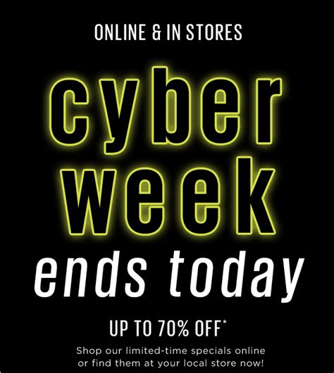 Cyber Week Ends Today Up To 70 Off Shop Our Limited Time Specials