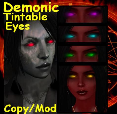 Second Life Marketplace Condemonic Tintable Eyes