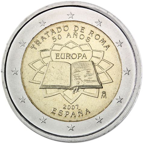 Spain 2 euro 2007 - 50th anniversary of the Treaty of Rome ...