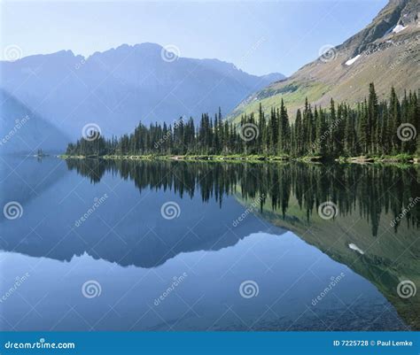 Mountain Lake Stock Photo Image Of Calming Montana Landscape 7225728
