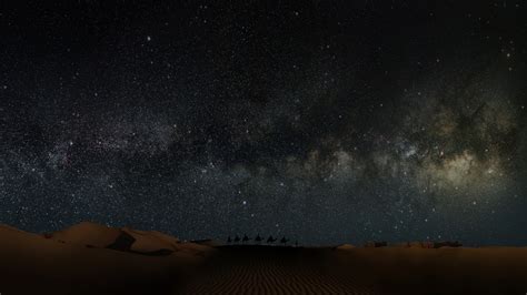 1366x768 Resolution Sahara Desert In Scenery Night 1366x768 Resolution