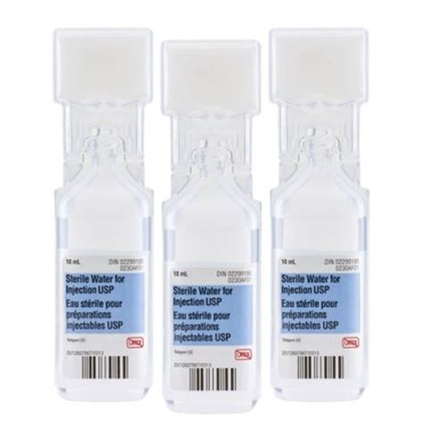 Sterile Water Polyamp 10ml X 20tray Valuemed Professional Products