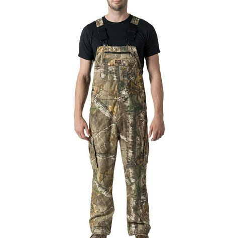 Walls Walls Mens Hunting Non Insulated Bib Overalls Real Tree Xtra