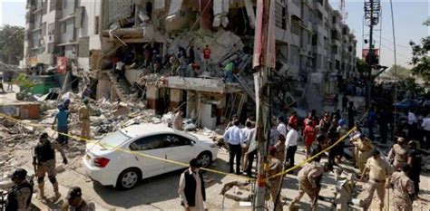مسکن چورنگی کے قریب دھماکے سے عمارت کی تباہی کا مقدمہ گلشن اقبال تھانے میں درج