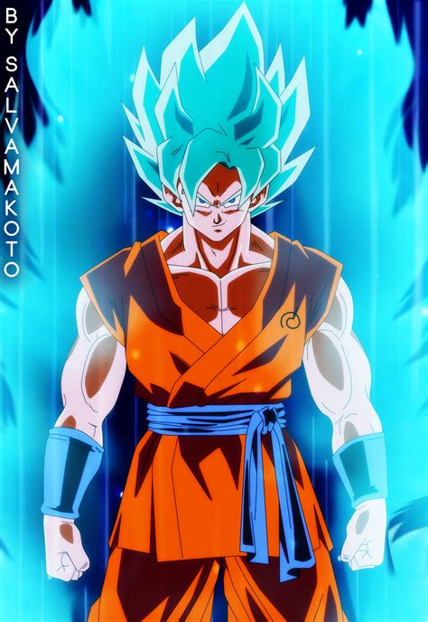 Goku Super Saiyajin Azul By Salvamakoto On Deviantart Dragon Ball Gt