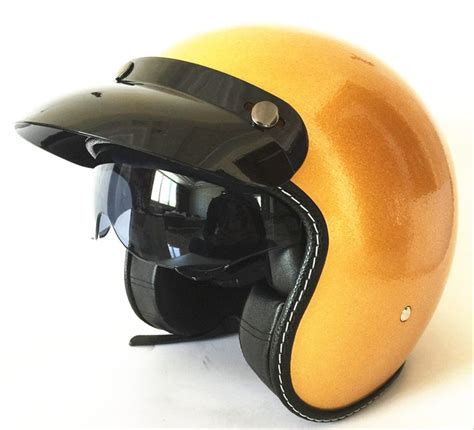 Retro Chopper Wanli Brands Motorcycle Helmet Harley 34 Open Face