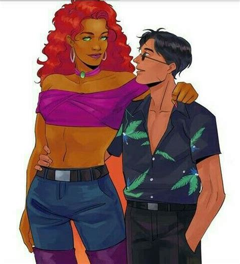 Pin On Dick Grayson And Starfire