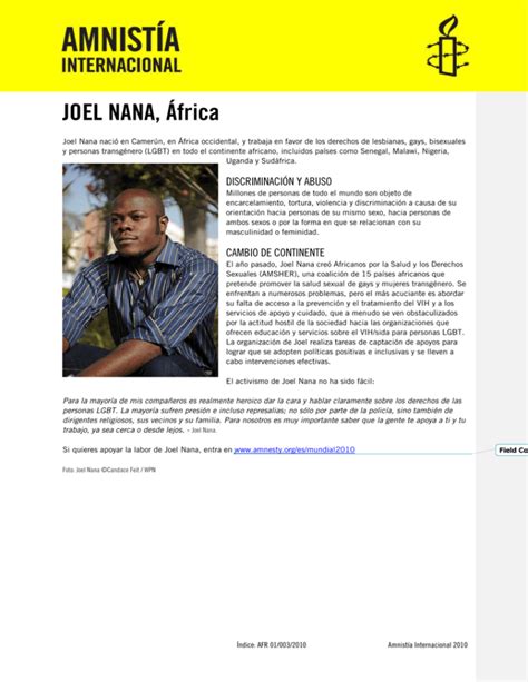 Africa Joel Nana Frica Copa Mundial