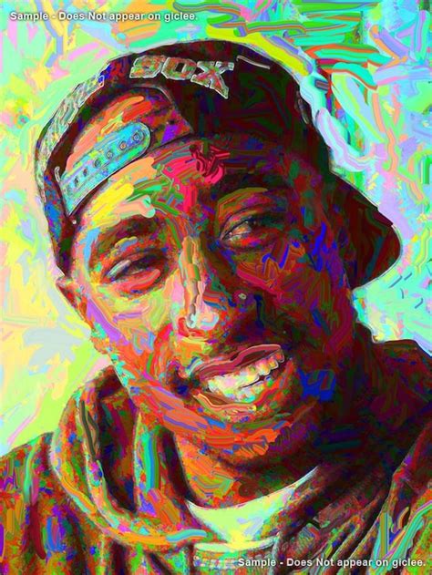 Tupac 2pac Hip Hop Rap Fine Fine Archival Art By Eisnerart