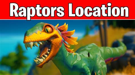 Where To Find Raptors In Fortnite Hunt Raptors Fortnite Challenges