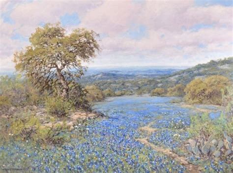 Robert Harrison Texas Bluebonnets Oil Painting