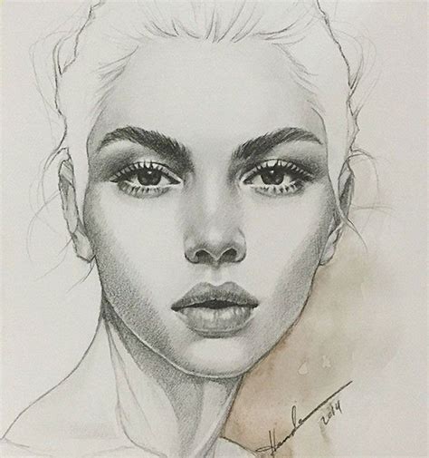 Beautiful Woman Pencil Sketch ~ Beautiful Women Bodewasude
