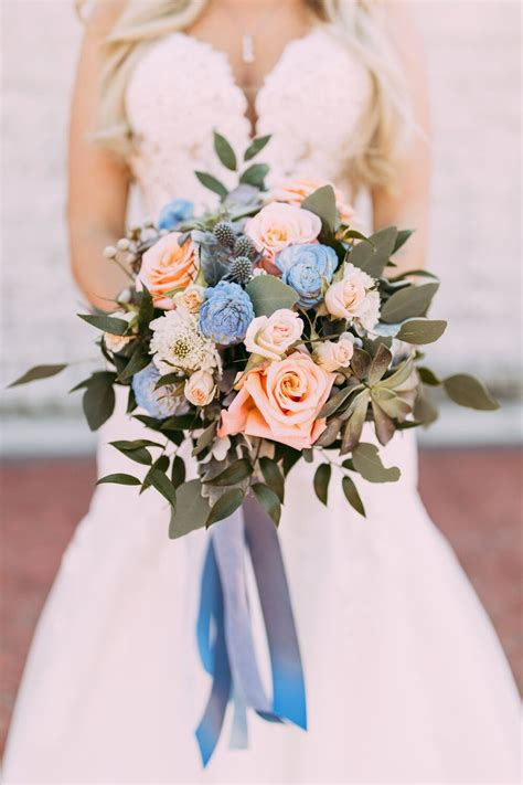 Captivating Peach And Blue Spring Wedding At The Ravington — Rose Of