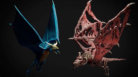 dragons pack in characters ue marketplace