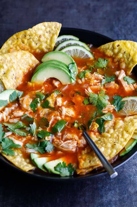Return shredded chicken to the pot and simmer an additional 45 minutes. Spicy Chicken Tortilla Soup - Peas And Crayons