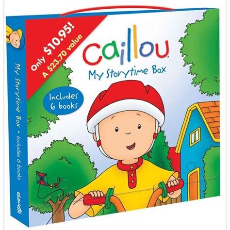 Caillou My Storytime Box 6books Caillou Story Time Pbs Kids