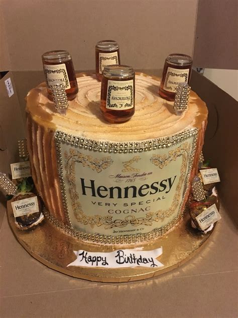 Hennessy Carmel Drip Birthday Cake 28th Birthday Cake Birthday Cakes