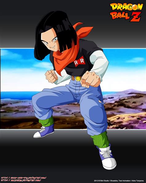 android 17 sc by seiya dbz fan on deviantart ilustraciones dragones androide 17