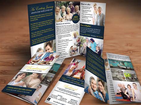 Adult Day Care Brochure Bracha Designs