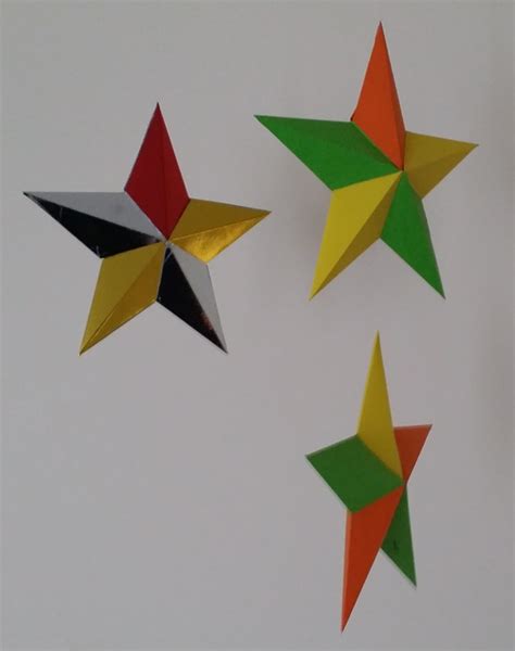 3d Christmas Star Project Free Craft Downloads