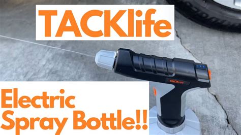Tacklife Electric Spray Bottle For Auto Detailing Youtube