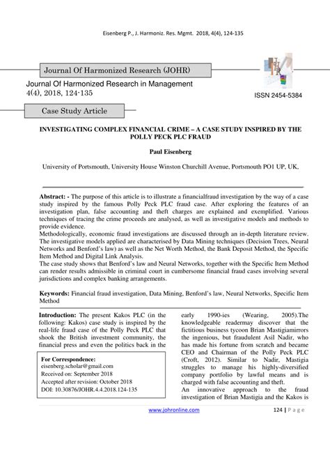 The designated whistleblowing channels are strictly for reporting of activities related to fraud, bribery and corruption by staff of maybank. (PDF) Investigating Complex Financial Crime - A Case Study ...