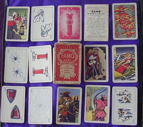 Maybe you would like to learn more about one of these? Vintage Pepys Children's Playing Cards Game 'FAMO' from molotov on Ruby Lane