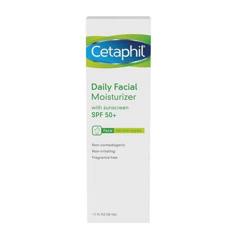 Cetaphil Daily Facial Moisturizer With Sunscreen Spf 50 50ml Lazada Ph