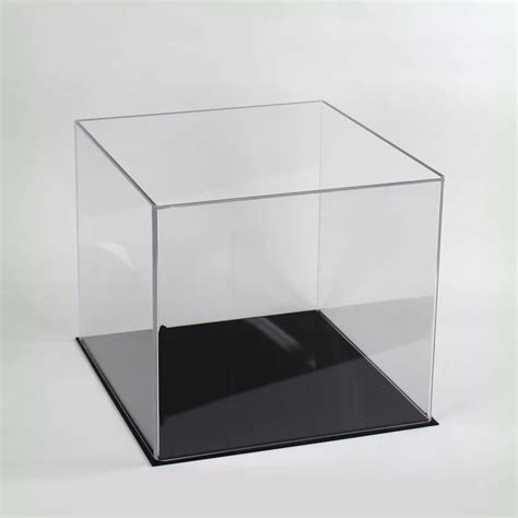 5 Sided Clear Acrylic Cube Display Storage Casescovers With Lid For