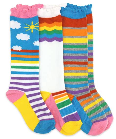 Jefferies Socks Rainbow Knee High Socks 3 Pair Pack Lillian June