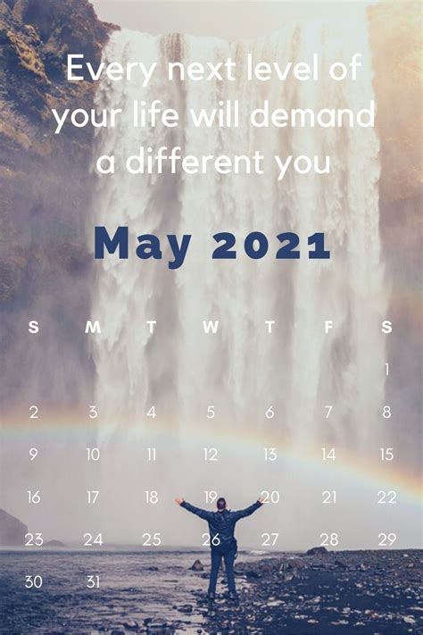Inspiring 2021 Calendar Monthly Quotes Calendar 2021 In 2021