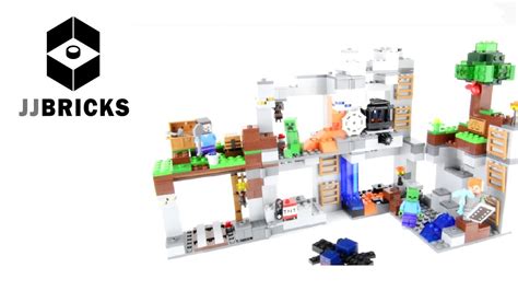 Minecraft lego przygody macierzystej skale bedrock adventures sets abenteuer felsen adventure den avventure weitere zum brickmerge rebrickable milimali sklep confezione. LEGO Minecraft The Bedrock Adventures 21147 - Speed Build ...