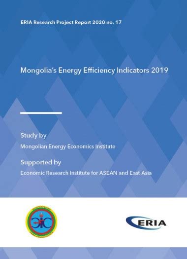 Mongolias Energy Efficiency Indicators 2019 Publications Eria