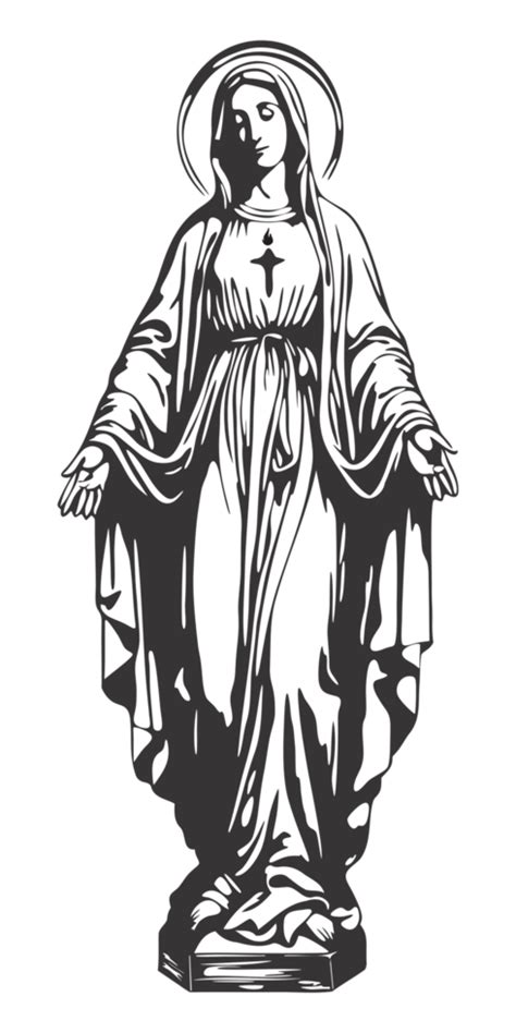 Catholique Transparent Contexte Illustration De Vierge Marie 36299239 Png