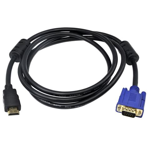 Hdmi male to vga female hd video converter adapter cable, monitor pc laptop. Digiflex HDMI Male to VGA Cable Adapter 1.8m on OnBuy