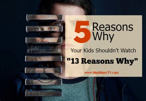 5 Reasons Why Your Kids Shouldnt Watch 13 Reasons Why