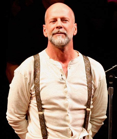 Bruce Willis Daddy Style Bald Men With Beards Bald With Beard Bald