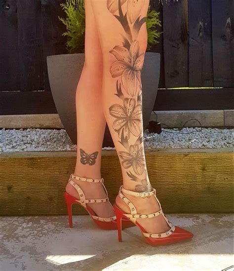 Details More Than 74 Beautiful Leg Tattoos Best In Eteachers