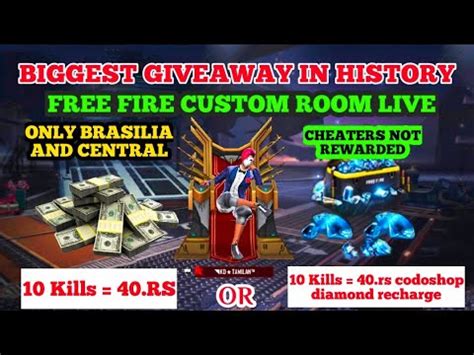 Garena free fire has more than 450 million registered users which makes it one of the most popular mobile battle royale games. Free Fire Giveaway Live| Free Diamond Recharge| Daily ...