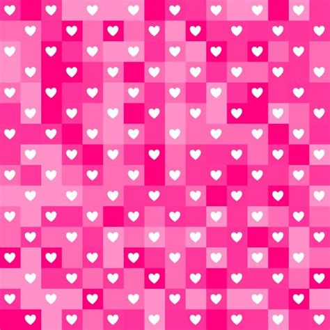 Bright Pink Hearts Seamless Background — Stock Vector © Slanapotam