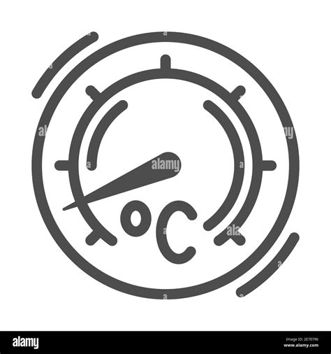 Temperature Gauge Vector Black And White Stock Photos And Images Alamy