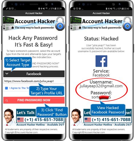 hack facebook passwords directly on your android or ios device with our free and easy to use