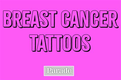 Fight the Fight, Find the Cure! 65+ Symbolic Breast Cancer Tattoos for