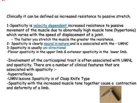 Ppt Spasticity And Increased Muscle Tone Powerpoint Presentation Free Download Id304570
