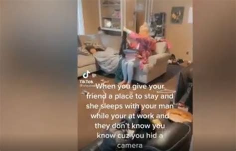 Lady Confronts Her Friend After She Caught Her Sleeping With Her Husband Via A Hidden Camera Video