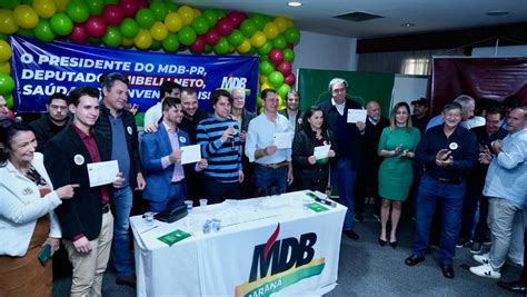 Mdb O Partido Com Maior N Mero De Filiados No Paran E No Brasil