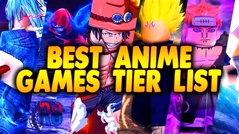 Ranking The Best Anime Games On Roblox Of All Time Tier List