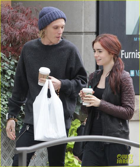 Lily Collins Morning Coffee With Jamie Campbell Bower Photo 2742652