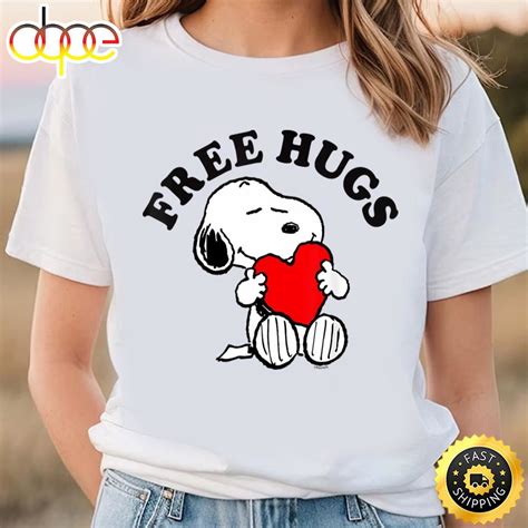 Peanuts Valentine Snoopy Hearts T Shirt Musicdope80s