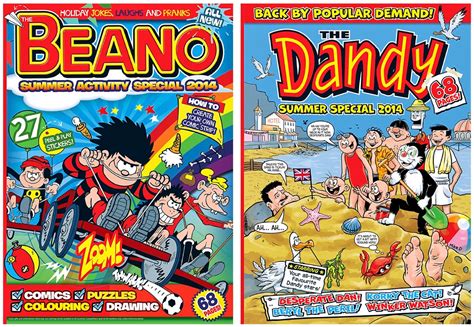 Wacky Comics Beano And Dandy Summer Specials 2014